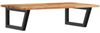 vidaXL Waschbeckenregal Wandmontage Stahl und Akazienholz 3302835 Bild 2