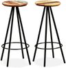 vidaXL 3-tlg. Bar-Set Altholz Massiv 275140 Bild 4