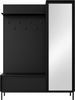 Garderoben-Set Ozmi 1D1K (Farbe: Schwarz) Bild 2