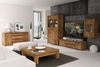 Vitrine Schrank MAISON Eiche massiv 100 x 180 x 45 cm Bild 3