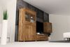 Vitrine Schrank MAISON Eiche massiv 100 x 180 x 45 cm Bild 2