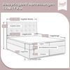 Best for Home Boxspringbett mit Bettkasten Trinity K-12 Bonellfederkern inkl. 7 cm Topper (140x200 160x200 180x200 200x200 cm), Handwerksqualität, TOP Preis-Leistungs-Verhältnis Bild 2
