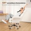 Patbrela Drehstuhl Bürostuhl Chefsessel Ergonomisch mit klappbaren Armlehnen, Gaming Stuhl mit Fußstütze & 135° Verstellbarer Rückenlehne Bild 4