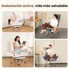 Patbrela Drehstuhl Bürostuhl Chefsessel Ergonomisch mit klappbaren Armlehnen, Gaming Stuhl mit Fußstütze & 135° Verstellbarer Rückenlehne Bild 2