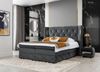 Boxspringbett Schlafzimmerbett ELVIANO 180x200cm Stoff Grafit inkl. Ambiente-LED Bild 4