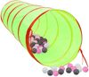 Spieltunnel mit 250 Bällen Grün 175 cm Polyester Bild 2