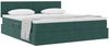 vidaXL Aufbewahrungsbett mit Matratze Dunkelgrün 100 x 200 cm 3370970 Bild 3
