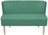 vidaXL Sofa Stoff 117 x 55,5 x 77 cm Grün 244073 Bild 3