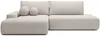 Vente-unique - DAVISO Sofa Stoff Beige - B 164 cm x H 87 cm x L 276 cm Bild 2