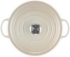 Le Creuset La Marmite Signature 26 cm Meringue - Creme/Beige - 25 bis 28 cm Bild 2