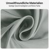 Duschvorhang 240x180cm Grau Antischimmel Polyester Badezimmer Badewanne 16 Ringe Bild 4