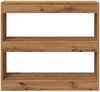 vidaXL Bücherregal/Raumteiler Artisan-Eiche 80x30x72 cm 856815 Bild 4