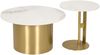 Livin Hill Couchtisch Set Modig Goldene Beine, weiße Tischplatte M53 Bild 3