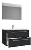 VCM Badmöbel Waschtisch Badinos 914325 Schwarz H. 107 x B. 60 x T. 46 cm Bild 2