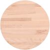 vidaXL Tischplatte Ø30x1,5 cm Rund Massivholz Buche 355906 Bild 2