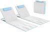 Outsunny Gartenliege 2er Set Faltbare Strandmatratze 5-stufige Höhenverstellbar Liege, Faltbare Strandliege, 2 St, Strandmatratze, Stahl, Beige, 134 x 48 x 33-43 cm Bild 2
