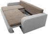 Ecksofa Kukle, Mikrofaser grün/beige, mit Schlaffunktion, beidseitig montierbar Bild 4