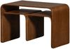Beistelltisch Frey 3er-Set, Holzfurnier in Nussbaum, modern rechteckig, ideal für Dein Zuhause Bild 1