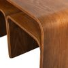 Beistelltisch Frey 3er-Set, Holzfurnier in Nussbaum, modern rechteckig, ideal für Dein Zuhause Bild 2