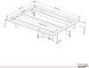 Massivholzbett im japanischen Stil "Komorebi" 160x220 Fichte Bild 3