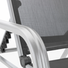 BASIC PLUS Stapelliege Gestell silber Textil anthrazit, max. 120 KG 0301214-0000 Bild 5