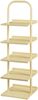 Kinderschuhregal Poytya Stahl 96x30x27 cm Vanille [en. casa] Bild 3