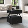 vidaXL Couchtisch mit Infinity-LED Schwarz 40x40x51 cm 847717 Bild 4