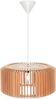 Nordlux Asti 50 Holzlamellen Pendelleuchte E27 naturfarbend Bild 2