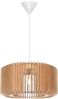 Nordlux Asti 50 Holzlamellen Pendelleuchte E27 naturfarbend Bild 5