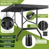 tillvex Gartentisch 220x70cm klappbar Weiß Kunststoff | Buffettisch mit Tragegriff | Klapptisch für Garten Terrasse und Balkon | Campingtisch 10 Personen Bild 4