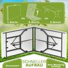 tillvex Gartentisch 220x70cm klappbar Weiß Kunststoff | Buffettisch mit Tragegriff | Klapptisch für Garten Terrasse und Balkon | Campingtisch 10 Personen Bild 5