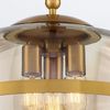 Elstead Lighting LED Pendelleuchte Nottingham 51cm Antikmessing Bernstein Bild 4