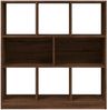 vidaXL Bücherregal Braun Eichen-Optik 97,5x29,5x100 cm Holzwerkstoff 826380 Bild 4