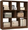 vidaXL Bücherregal Braun Eichen-Optik 97,5x29,5x100 cm Holzwerkstoff 826380 Bild 3