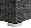 Polyrattan Loungesessel Gartensessel Rattan Sessel Gartenstuhl Anthrazit-Grau Bild 5