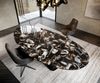 Esstisch Edge Oval 280x130 cm Keramik Iris FMG Agatablack Infinity Metall Schwarz Bild 2