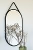 Spiegel >Trapani< in Schwarz, Stahl, Glas - 35x60x2cm (BxHxT) Bild 2