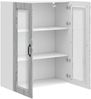 vidaXL Wandglas-Schrank PORTO Graues Sonoma 80 x 31 x 100 cm 885511 Bild 5