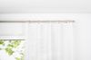 Schlaufenschal Dot Gardinen Blickdicht Vorhang Schlafzimmer 1er Set - Weiß - 135x245 cm Bild 3