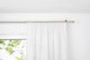 Schlaufenschal Dot Gardinen Blickdicht Vorhang Schlafzimmer 1er Set - Weiß - 135x245 cm Bild 2