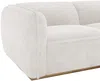 Vente-unique - CANOBRU Sofa Holz, PlatteStoff Beige - B 167 cm x H 74 cm x L 272 cm Bild 3
