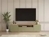Vente-unique - LOTULA TV unit Holz, Platte GrünBeige - B 44,5 cm x H 44,6 cm x L 180 cm Bild 4