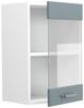 Hängeschrank R-Line Blau-Grau 40 cm mit Glastür Vicco Bild 5