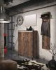 Garderobenpaneel >GENIO industrial< in Eiche, Holzwerkstoff - 40x170x26 (BxHxT) Bild 5