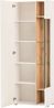 Vitrine San Remo / Salerno, Holzwerkstoff, Weiß, Holzfarben, 72 x 200 x 35 cm Bild 3