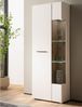 Vitrine San Remo / Salerno, Holzwerkstoff, Weiß, Holzfarben, 72 x 200 x 35 cm Bild 4