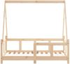 vidaXL Kinderbett 70x140 cm Massivholz Kiefer 834456 Bild 5