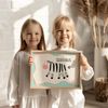 Poster Kinderzimmer Zebra · Tierposter mit schwarz-weißem Zebra im Skandi-Stil · Bunte Wanddeko für Kinder & Babys · Deko ohne Rahmen - 100x150cm Bild 2
