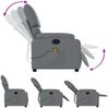vidaXL Massagesessel Relaxsessel Grau Kunstleder 3205713 Bild 5