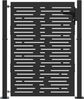 vidaXL Gartentor Schwarz 110 x 155 cm Pulverbeschichteter Stahl 42015901 Bild 2